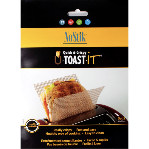 NoStik NoStik U Toast It Quick And Crispy Set of 2