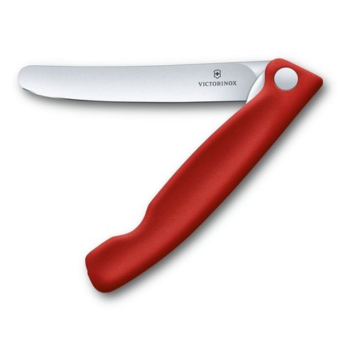 Victorinox VICTORINOX Folding Paring Straight 4.5"Red Victorinox VICTORINOX Folding Paring Straight 4.5"Red