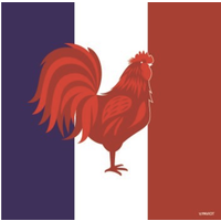 Napkin Cocktail PAVIOT French Flag