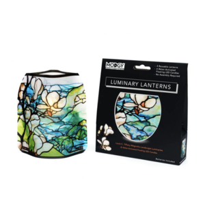 MODGY Luminary Lantern Magnolia Landscape & Water Activated LED Candles 4 Each