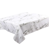 Tablecloth 58 x 108 Marble Grey