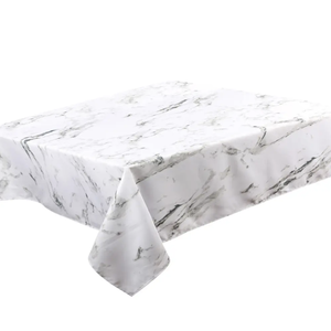 Texstyles Deco Tablecloth 58 x 108 Marble Grey