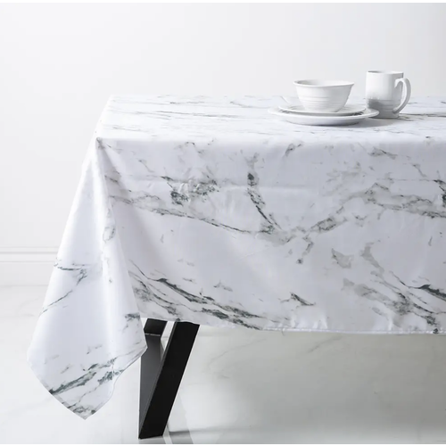 Texstyles Deco Tablecloth 58 x 78 Marble Grey