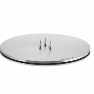 Ester & Erik Candle Plate Matte Silver
