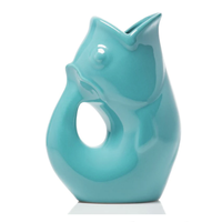 Gurgle Pot Large Aqua