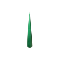 Cone Candle Cut Grass Green