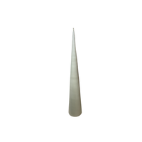 Cone Candle Artichoke Taupe Green