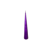 Cone Candle Amethyst Purple