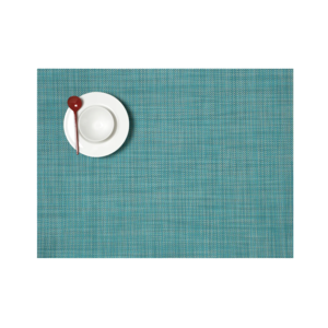 Chilewich Placemat Mini Basketweave Turquoise