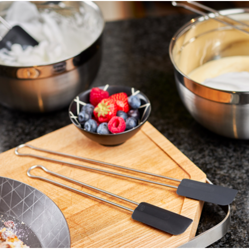 Rosle Narrow Spatula Silicone BLACK 26cm ROSLE