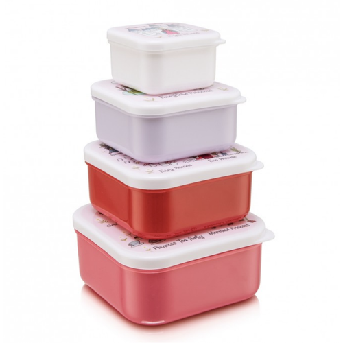 TYRELL Snack Boxes PRINCESS Set of 4 TYRELL Snack Boxes PRINCESS Set of 4