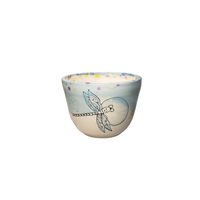 Bowl Cereal Blue Dragonfly