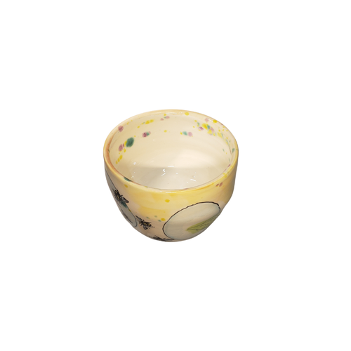 Bowl Cereal Yellow Bumble Bee