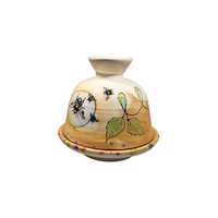 Butter Dish Yellow Bumble Bee