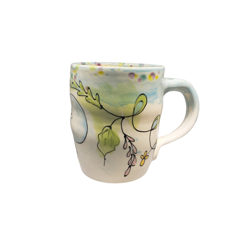 ARTABLES Mug Tall Blue Dragonfly ARTABLES Mug Tall Blue Dragonfly
