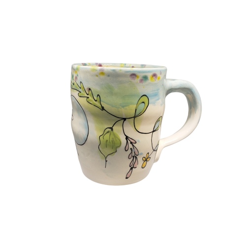 Mug Tall Blue Dragonfly