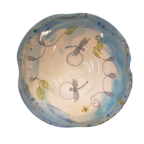 Bowl Salad Blue Dragonfly Bowl Salad Blue Dragonfly