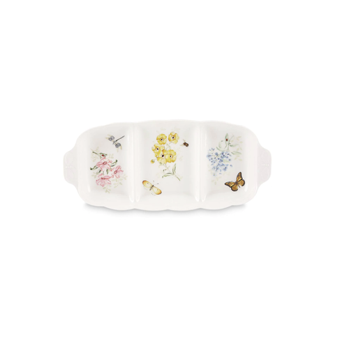 Lenox Butterfly Meadow Divided Serving Dish