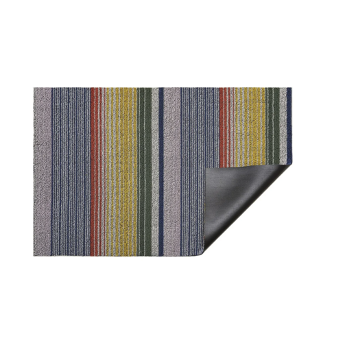 Chilewich Utility Mat Pop Stripe Shag Multi Colour 2 x 3 Feet Chilewich Utility Mat Pop Stripe Shag Multi Colour 2 x 3 Feet