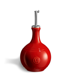 Emile Henry Emile Henry Vinegar Flask Grand Cru Red Emile Henry Emile Henry Vinegar Flask Grand Cru Red