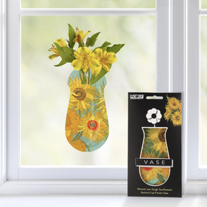 MODGY Suction Cup Vase Van Gogh Sunflowers