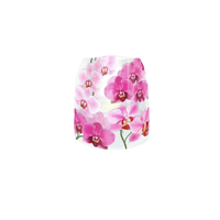 Luminary Lantern Pink Orchid & Water Activated LED Candles 4 Each