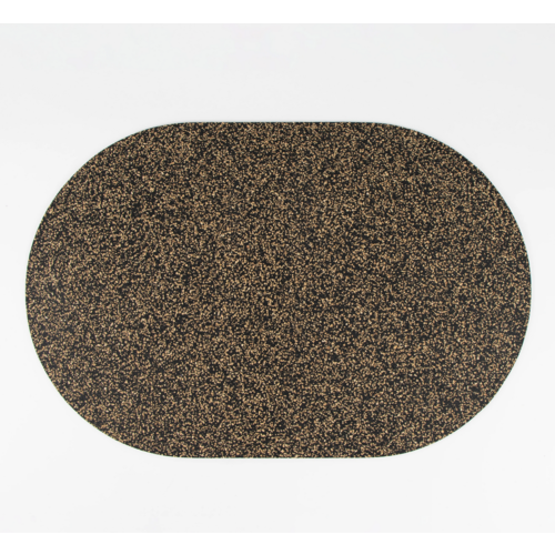 LIGA Cork and Recycled Rubber Oval Placemat Set of 4