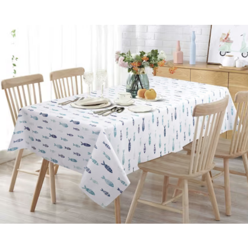 Texstyles Deco Tablecloth 58 x 108 Pesce Blue Texstyles Deco Tablecloth 58 x 108 Pesce Blue