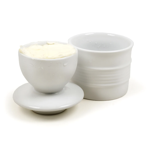Endurance Stoneware Butter Pot WHITE