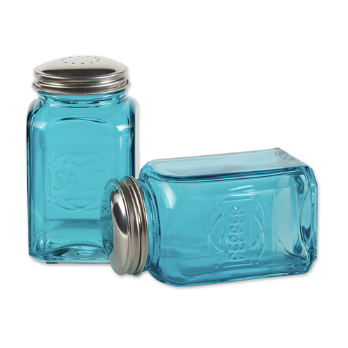 RSVP Salt & Pepper Shakers Retro Turquoise