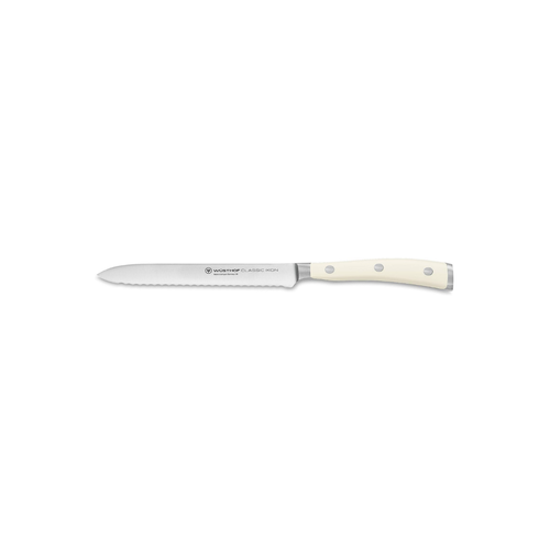 Wusthof Ikon Creme Serrated Utility