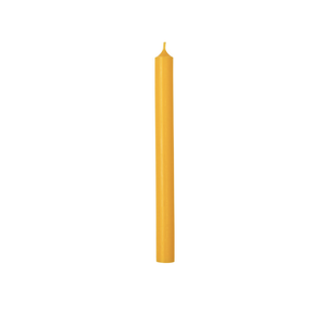 IHR Candle 10” Column Dark Yellow Germany