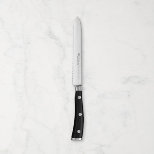 Wusthof Classic Ikon Utility Serrated 5 Inch