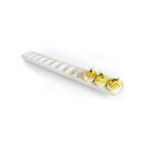 Maison Plus Deviled Egg Tray White Narrow Maison Plus Deviled Egg Tray White Narrow