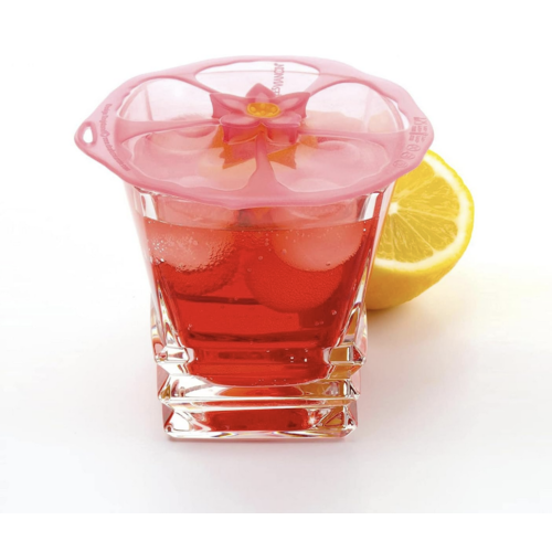 CHARLES VIANCIN Lid Drink Silicone Hibiscus Set of 2