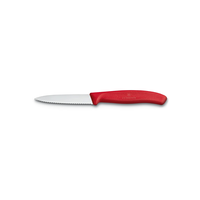 Victorinox Paring 4" Serrated Red