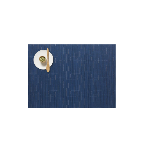 Chilewich Placemat Bamboo Compact Lapis Blue Chilewich Placemat Bamboo Compact Lapis Blue