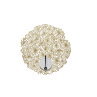Placemat Pressed Daisy Gilded Gold