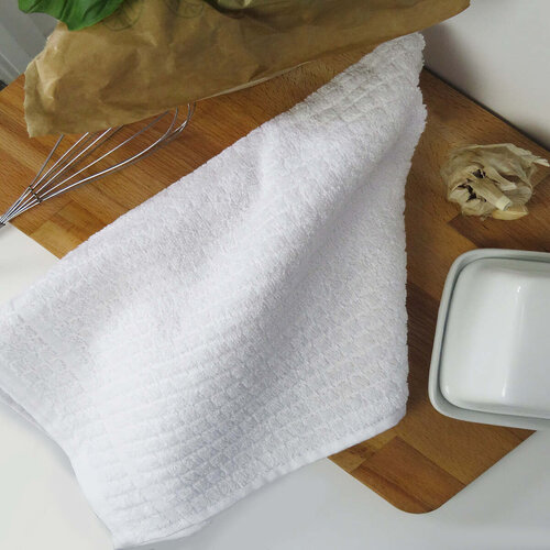 Samuel Lamont Poli-Dri Cotton Tea Towel White