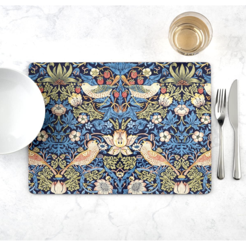 Pimpernel Placemats Morris Strawberry Thief Blue Set of 4