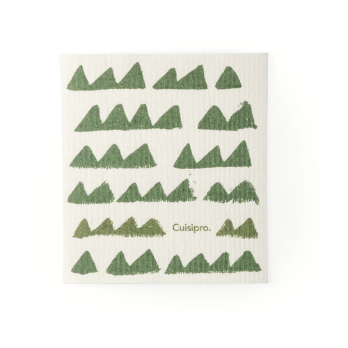 Cuisipro Swedish Cloth Green Triangles