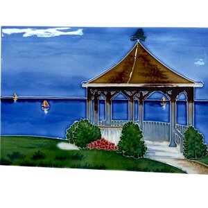 Benaya Handcrafted Art Decor Tile Gazebo 8 x 12 inches