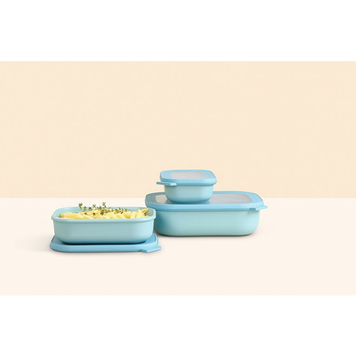 MEPAL Cirqula Multi-Bowl Rectangular 1L Nordic Blue