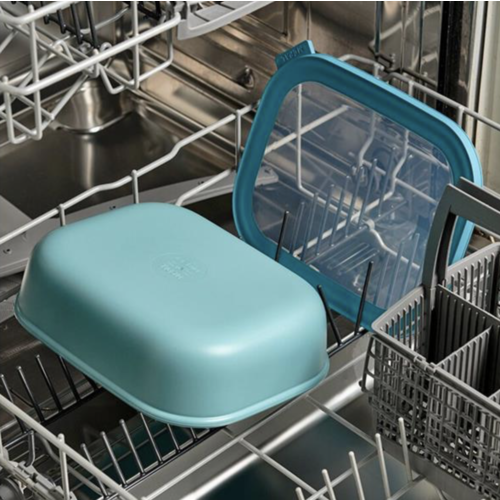 MEPAL Cirqula Multi-Bowl Rectangular 1L Nordic Blue