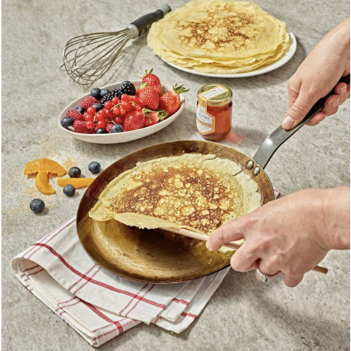 DeBuyer Mineral B Steel Crepe Pancake Pan 26 cm