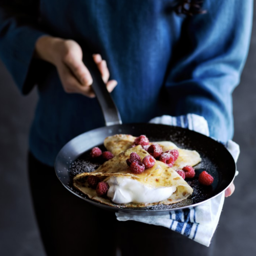 DeBuyer Blue Steel Crepe/Pancake Pan 20 cm