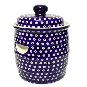 Boleslawiec Sauerkraut Crock Pot Polka Dot