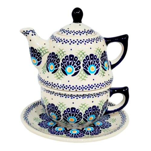 Boleslawiec Tea for One Peacock Boleslawiec Tea for One Peacock
