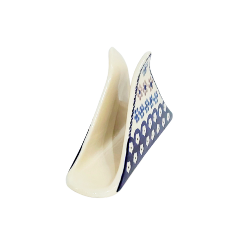 Boleslawiec Napkin Holder Pinch Blue Flowers Boleslawiec Napkin Holder Pinch Blue Flowers