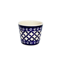 Ramekin Blue Lattice